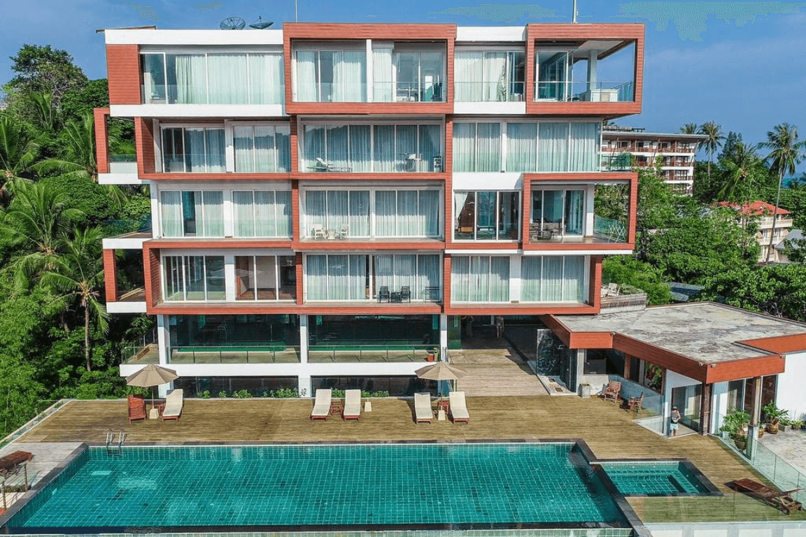 Spacious 2-room studio with an impressive view from the balcony, Kata