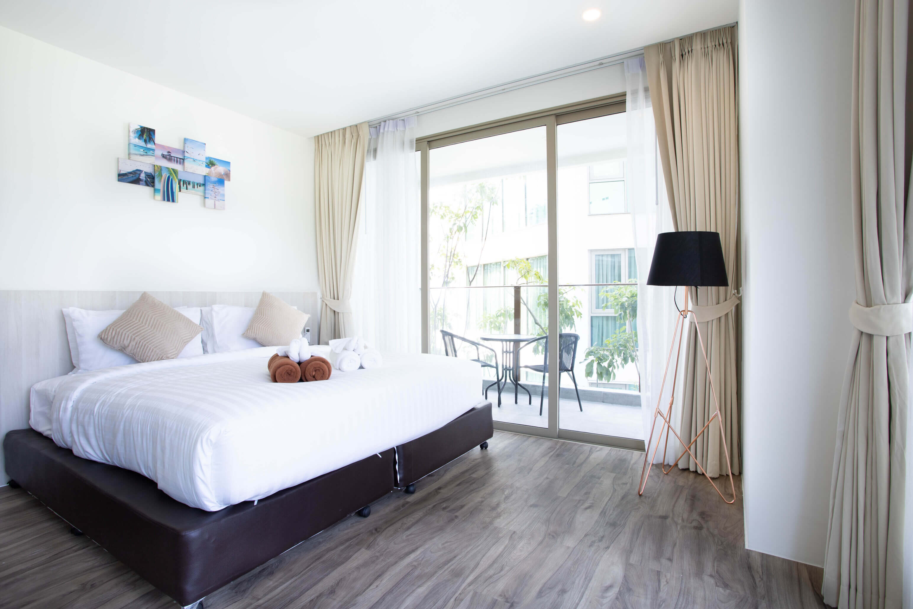 Cozy apartment with a private balcony and an incredible view from the window, 1 bedroom, Kamala
