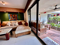Cozy bright apartment with a large balcony, 2 bedrooms, Patong
