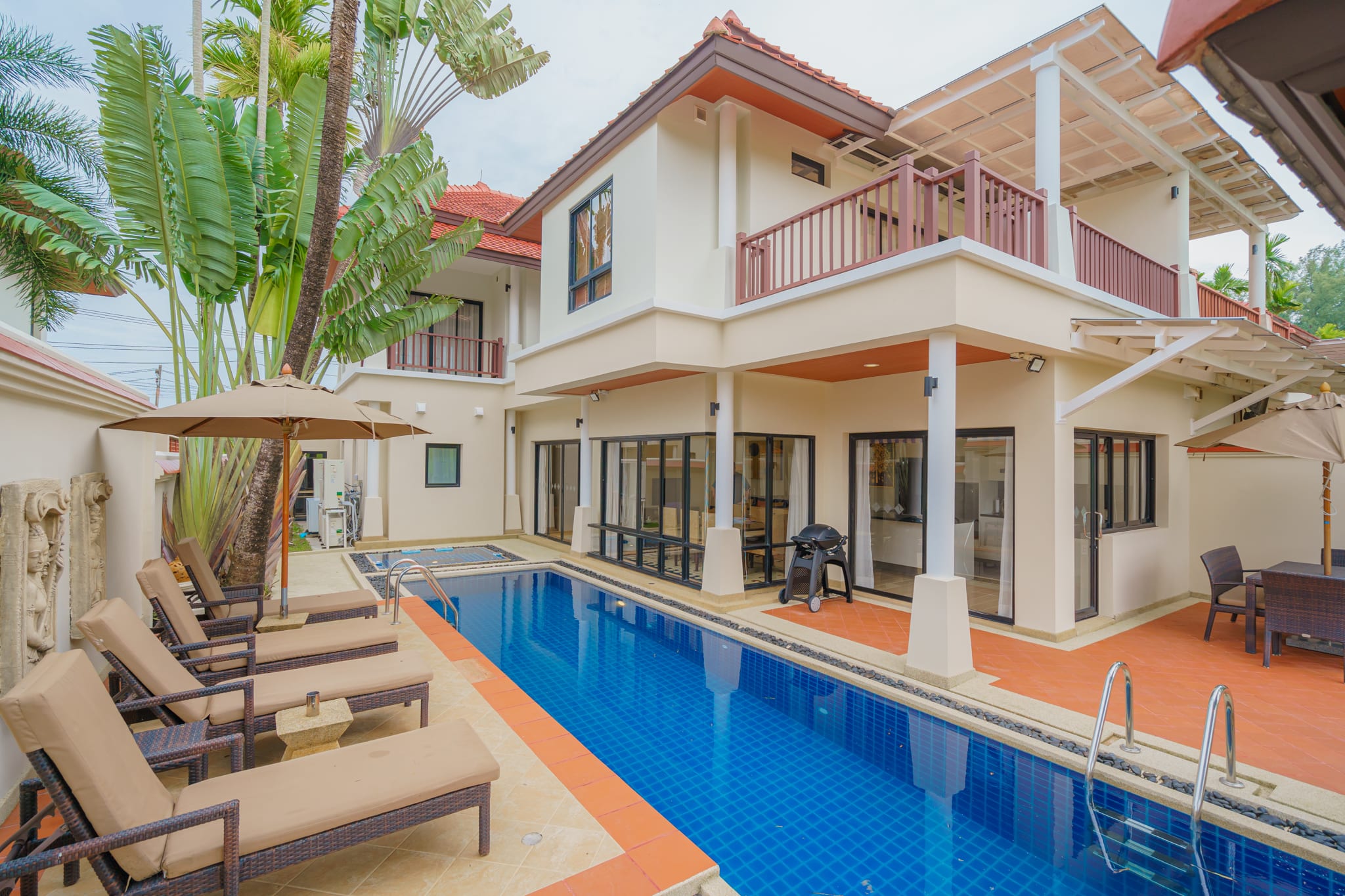 Comfortable villa with pool, 3 bedrooms, Bangtao