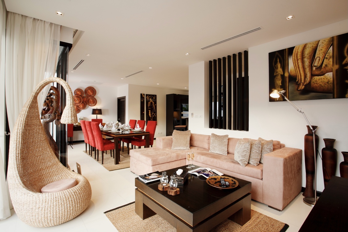 Luxurious villa in Nai Harn with jungle view, 3 bedrooms