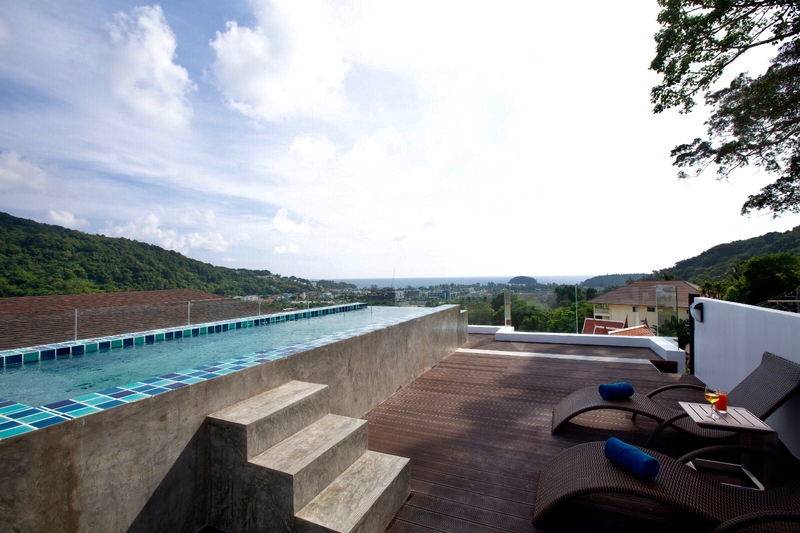 Light Design Apartment with Private Balcony, 2 Bedrooms, Kata Karon