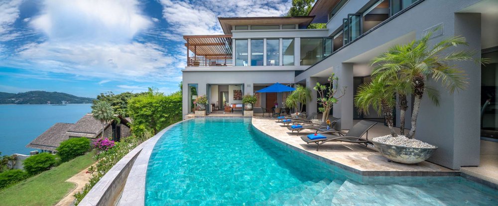 Вилла с пейзажным бассейном, Камала, 5 спален