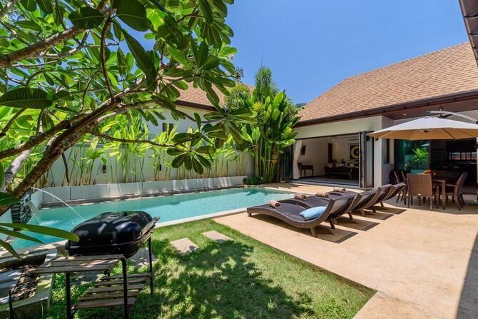 Villa with 2 bedrooms, pool and garden in Rawai