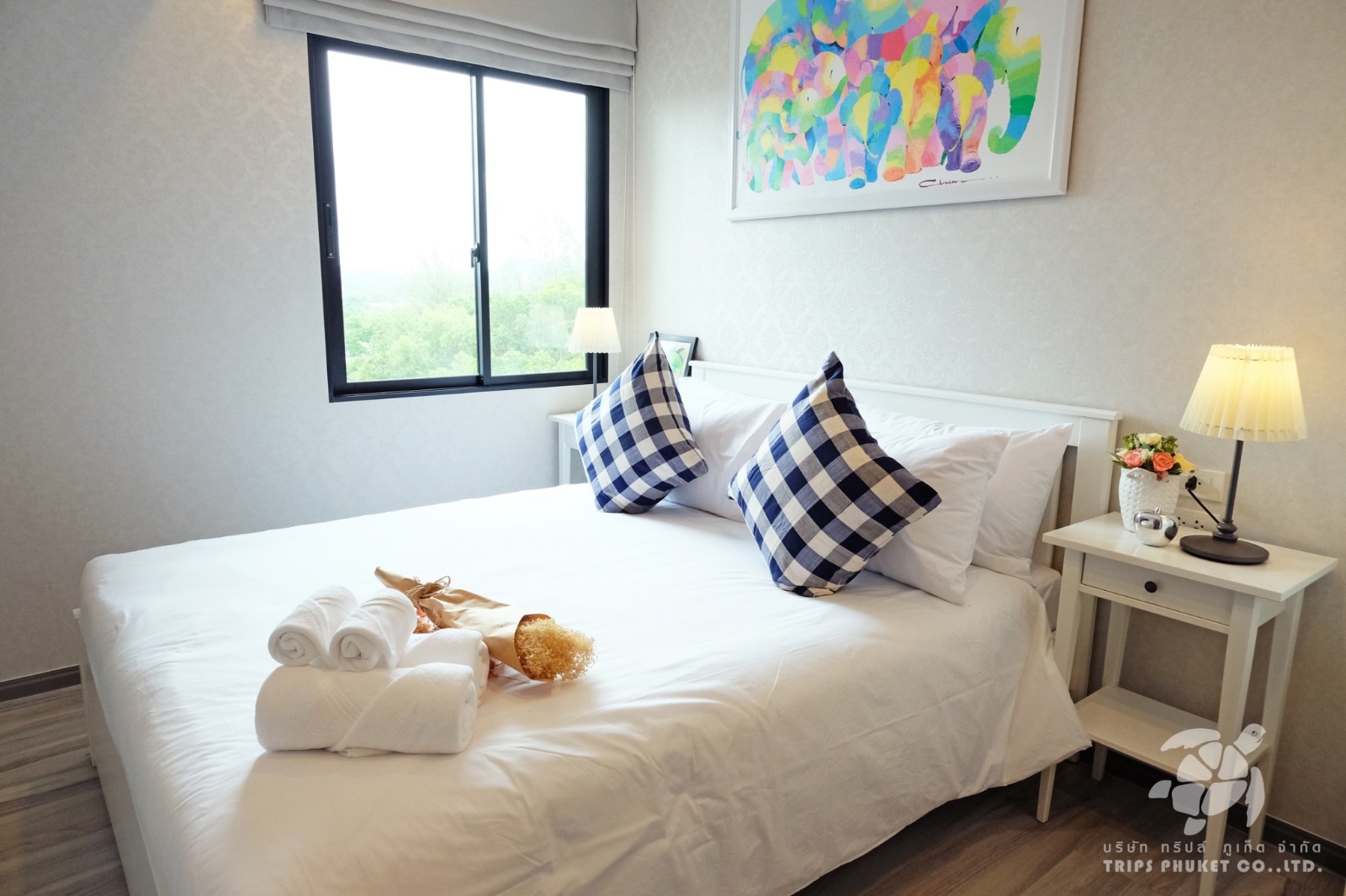 Bright apartment with modern interior design in Nai Yang Beach, 2 bedrooms