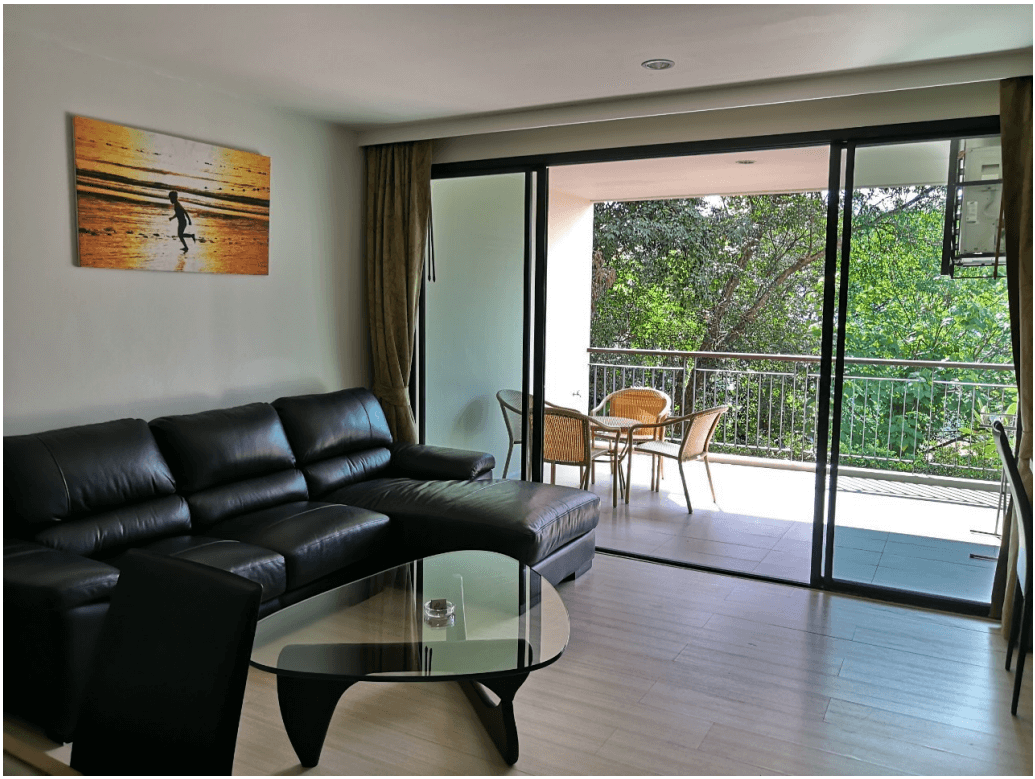 Cozy bright apartment with a large common area in Patong, 2 bedrooms