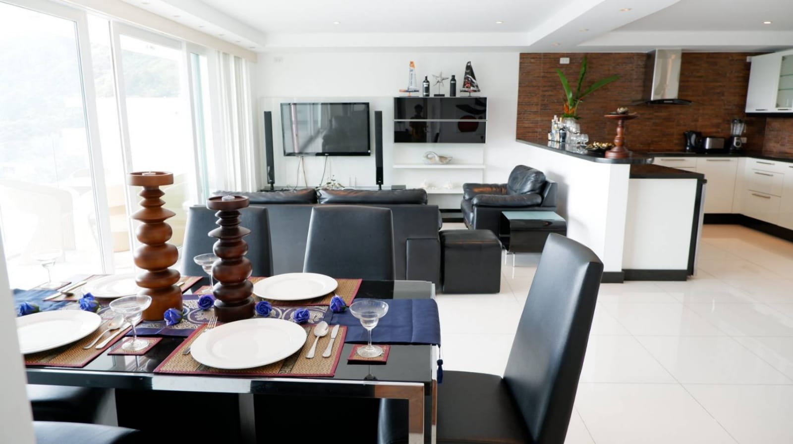 Spacious apartment with panoramic windows, Kata, 3 bedrooms