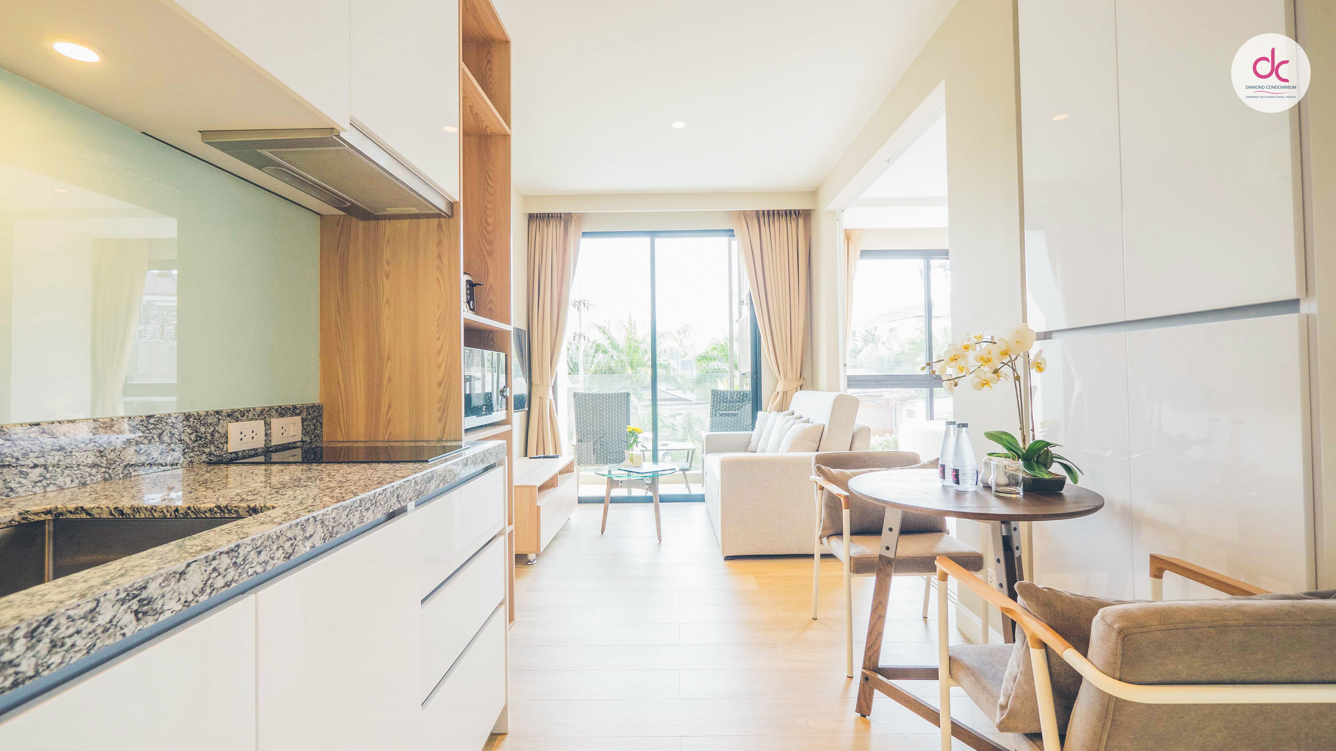 Apartment with a stylish beach interior, 1 bedroom, Bangtao