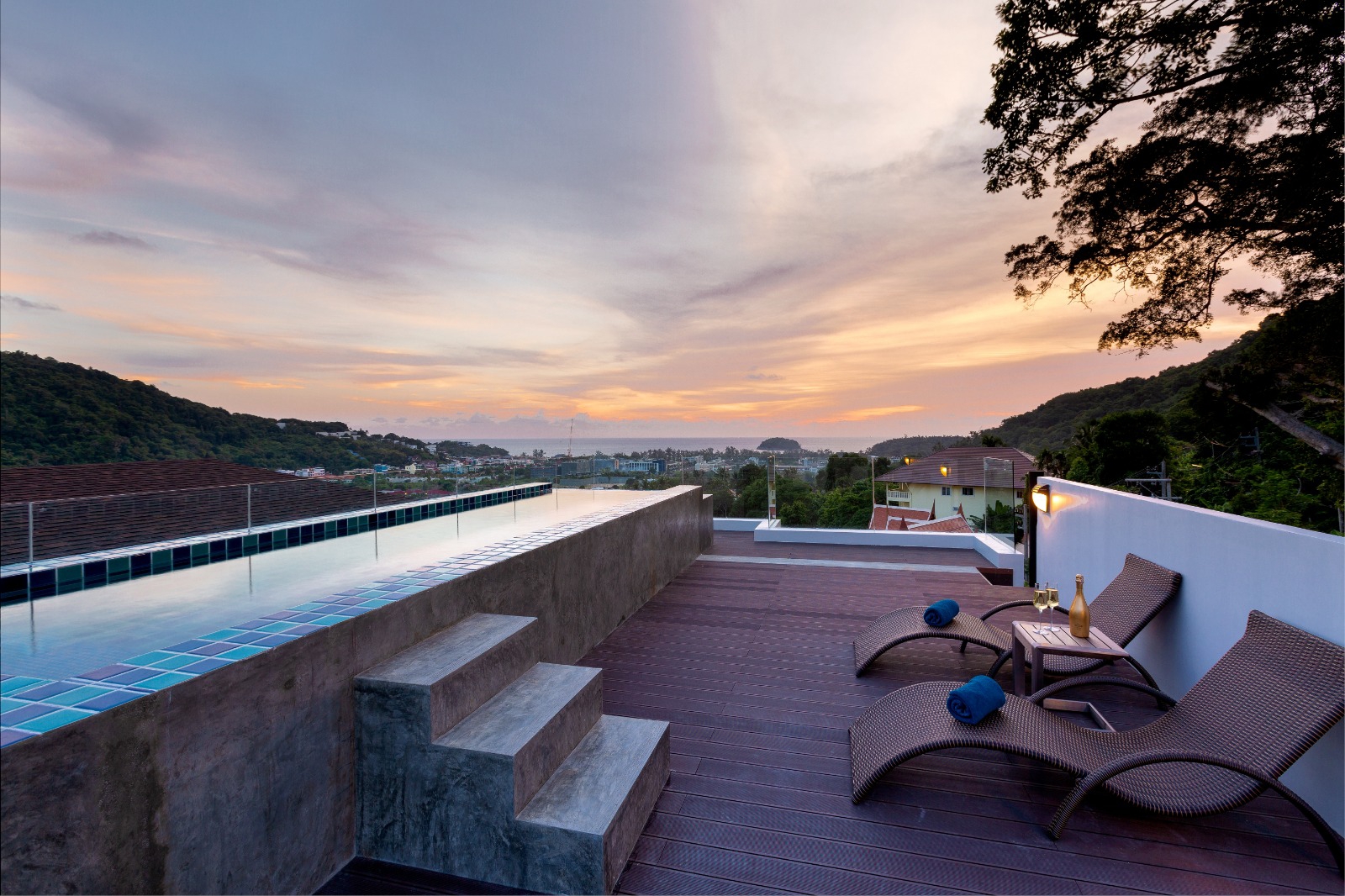Apartment with a pool and a beautiful view of the island, 2 bedrooms, Kata Karon