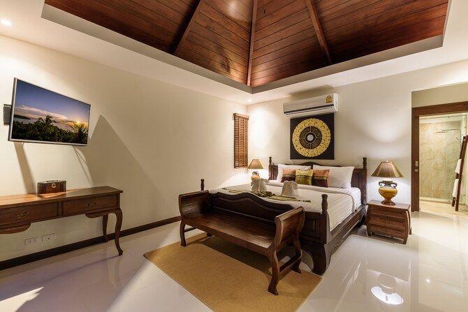 Villa with 2 bedrooms, pool and garden in Rawai