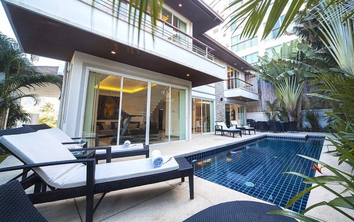 Luxury holiday villa close to the beach, 3 bedrooms, Kamala
