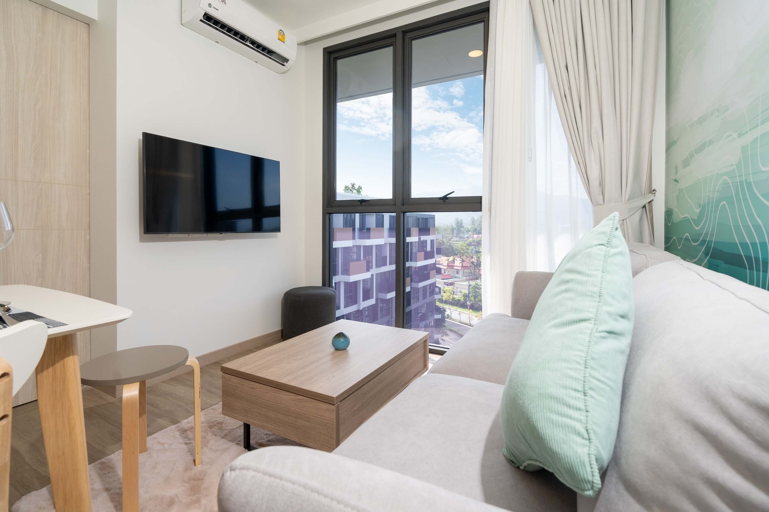 Apartment with good repair near Bang Tao beach, 2 bedrooms