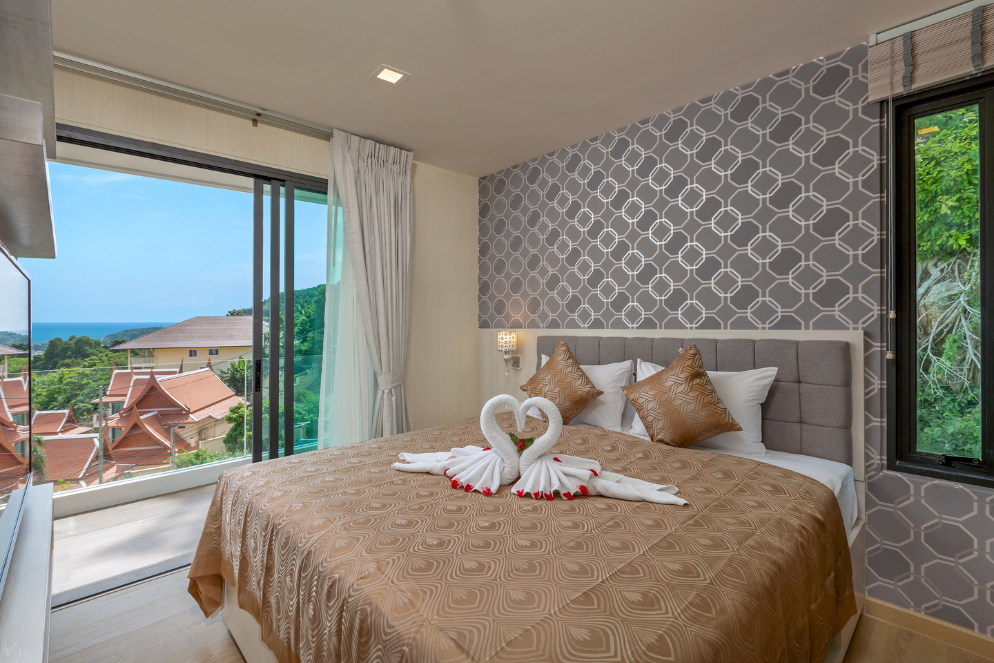 Modern Design Apartment with Sea View, 2 Bedrooms, Kata Karon