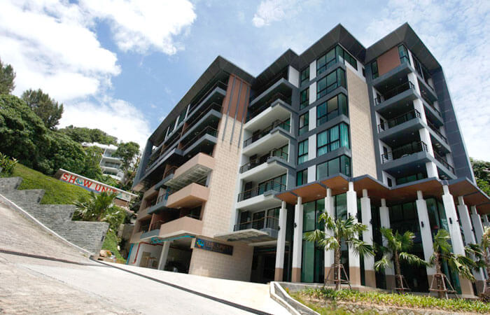 Cozy bright apartment with a large common area in Patong, 2 bedrooms