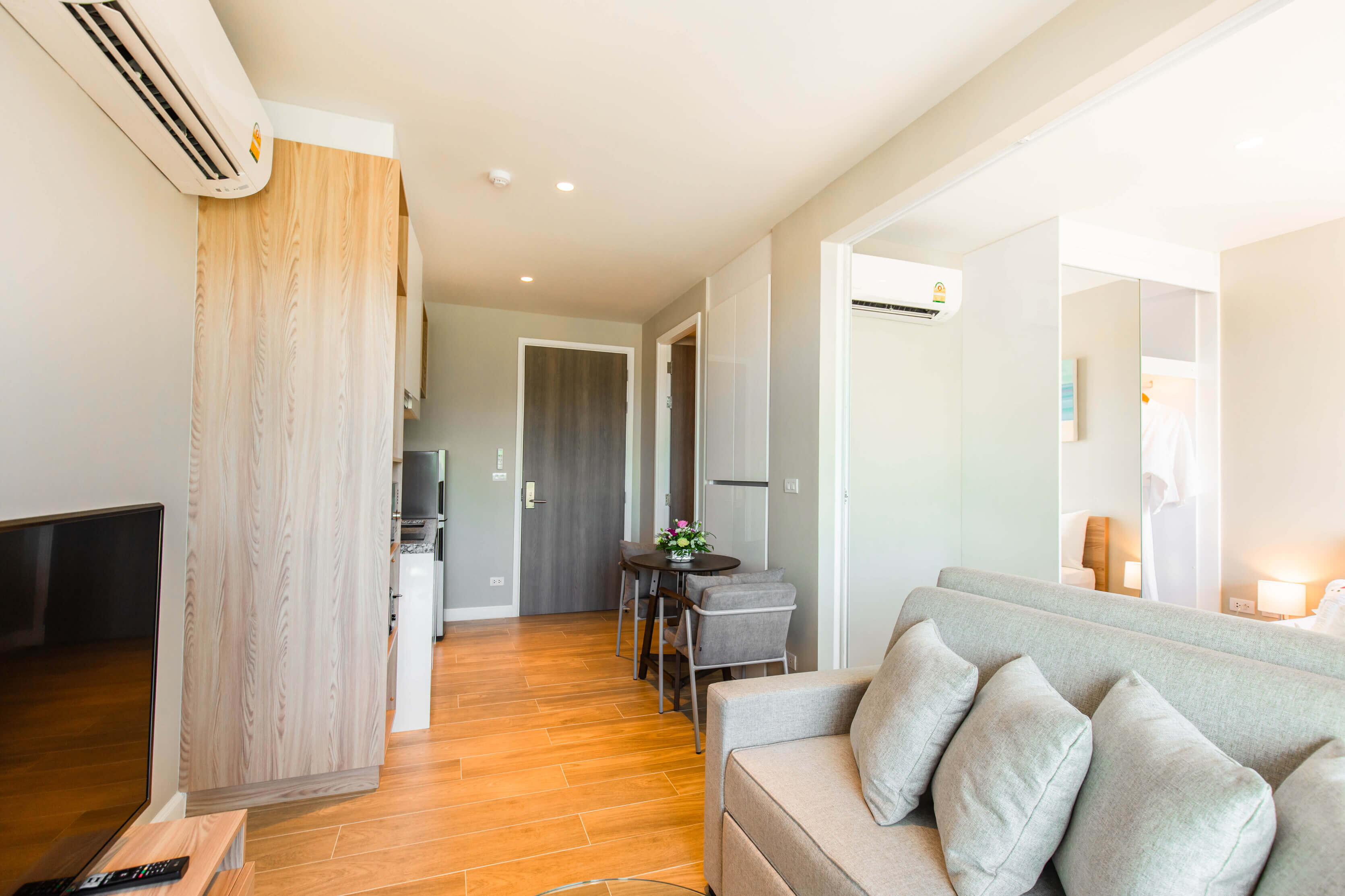 Spacious apartment with an impressive view from the balcony, Bangtao