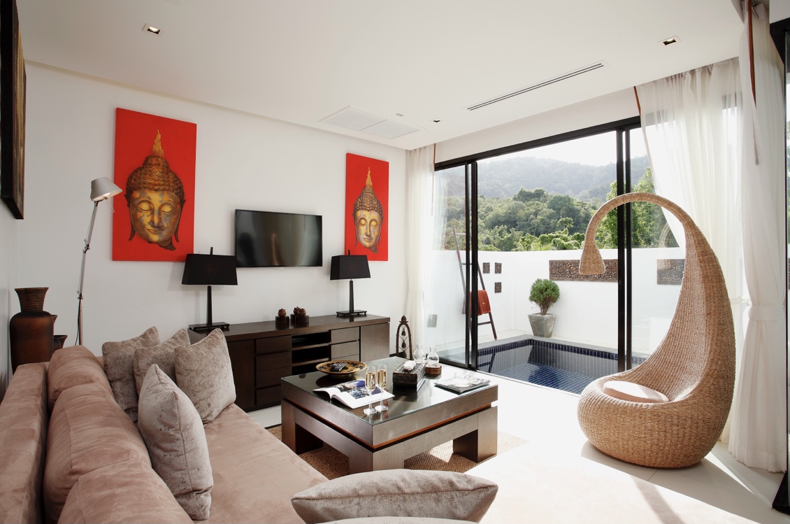 Luxurious villa in Nai Harn with jungle view, 3 bedrooms