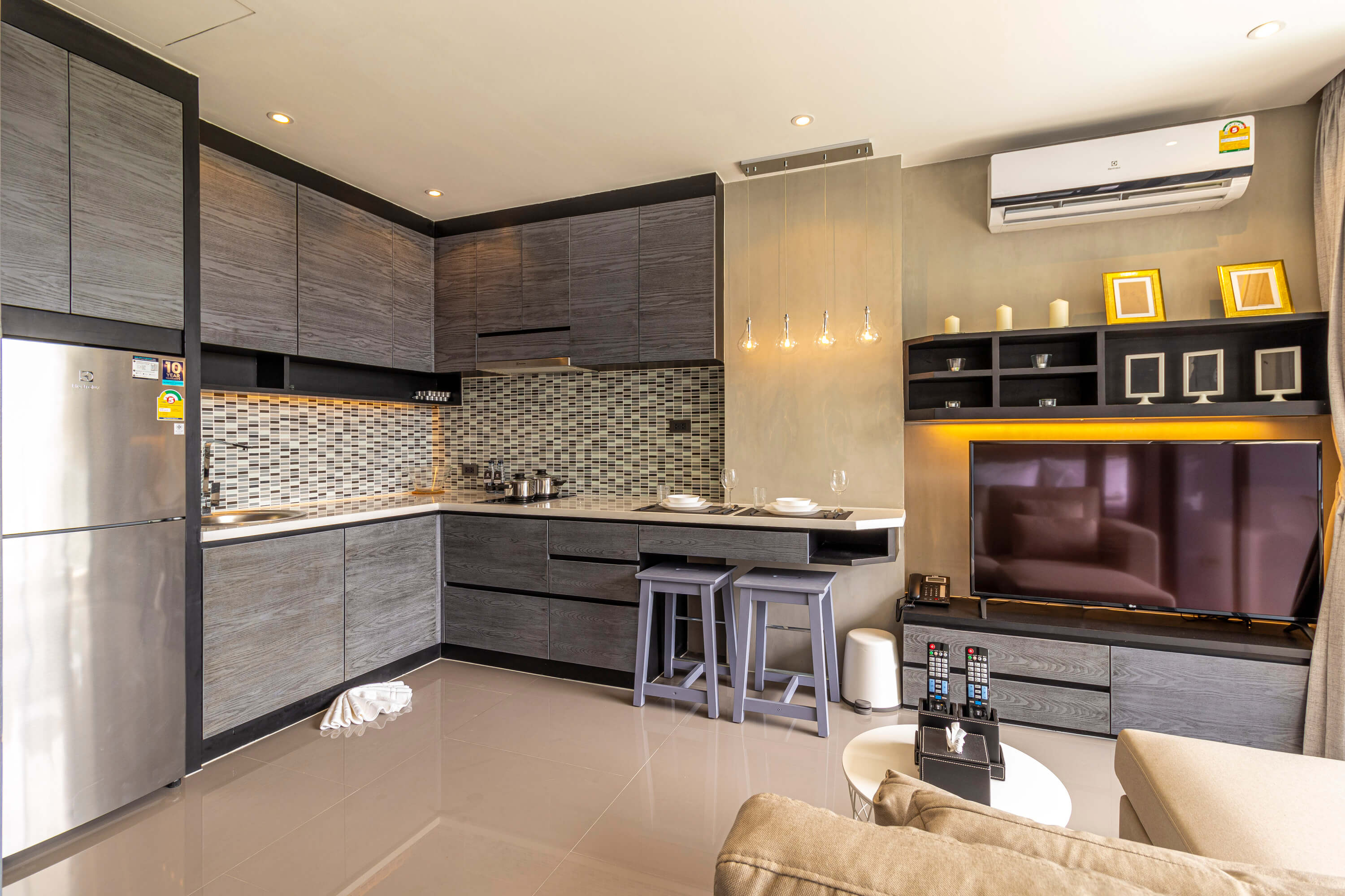 Apartment in a residential complex near Kamala beach, 1 bedroom