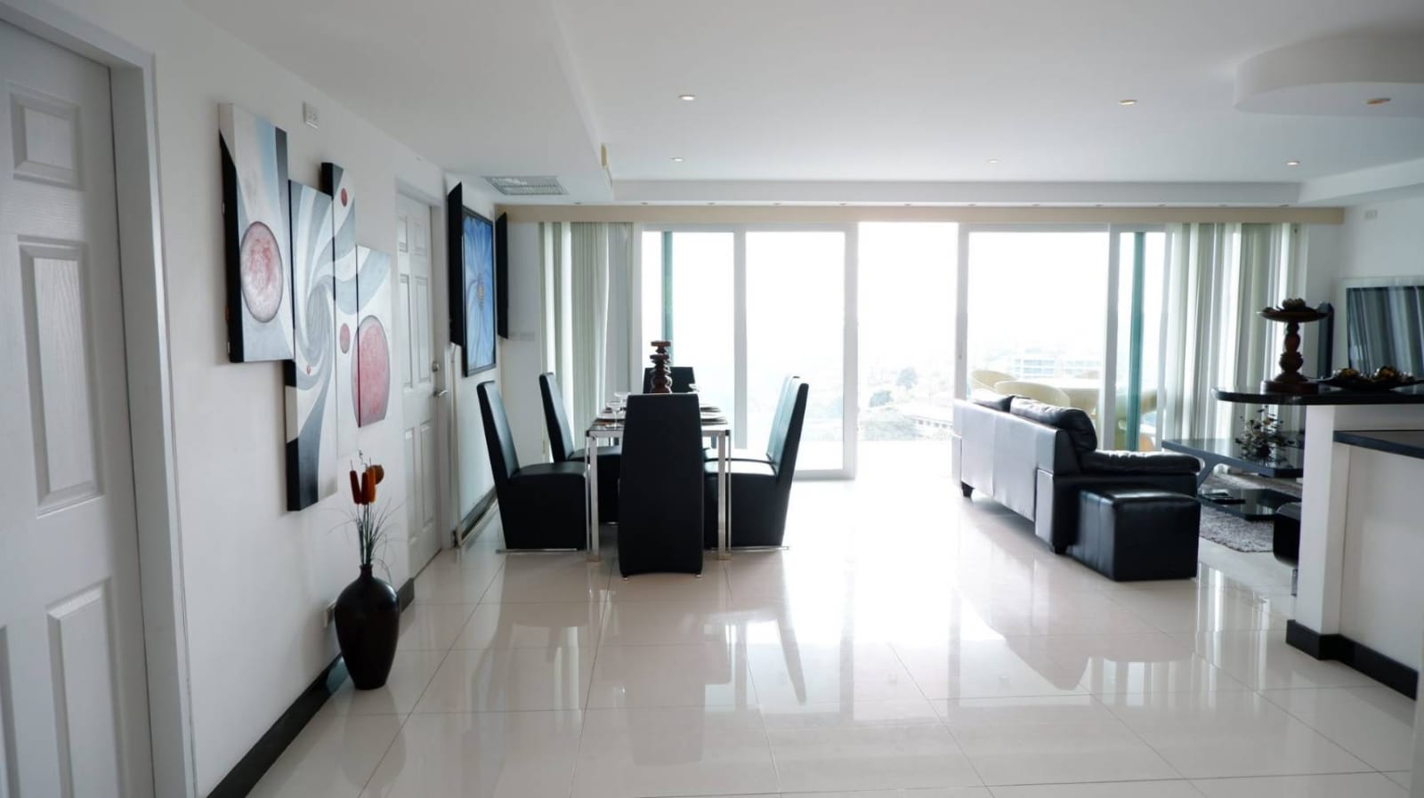 Spacious apartment with panoramic windows, Kata, 3 bedrooms