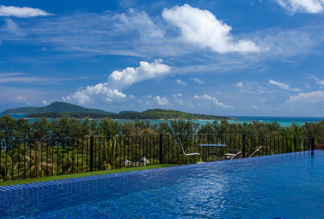 Villa with pool and private terrace, 9 bedrooms, Rawai
