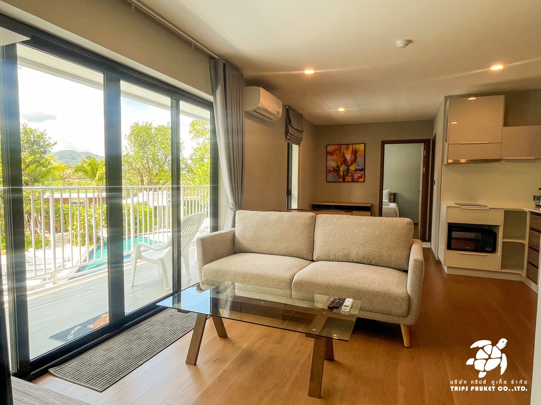 2 bedroom apartment with pool in Rawai