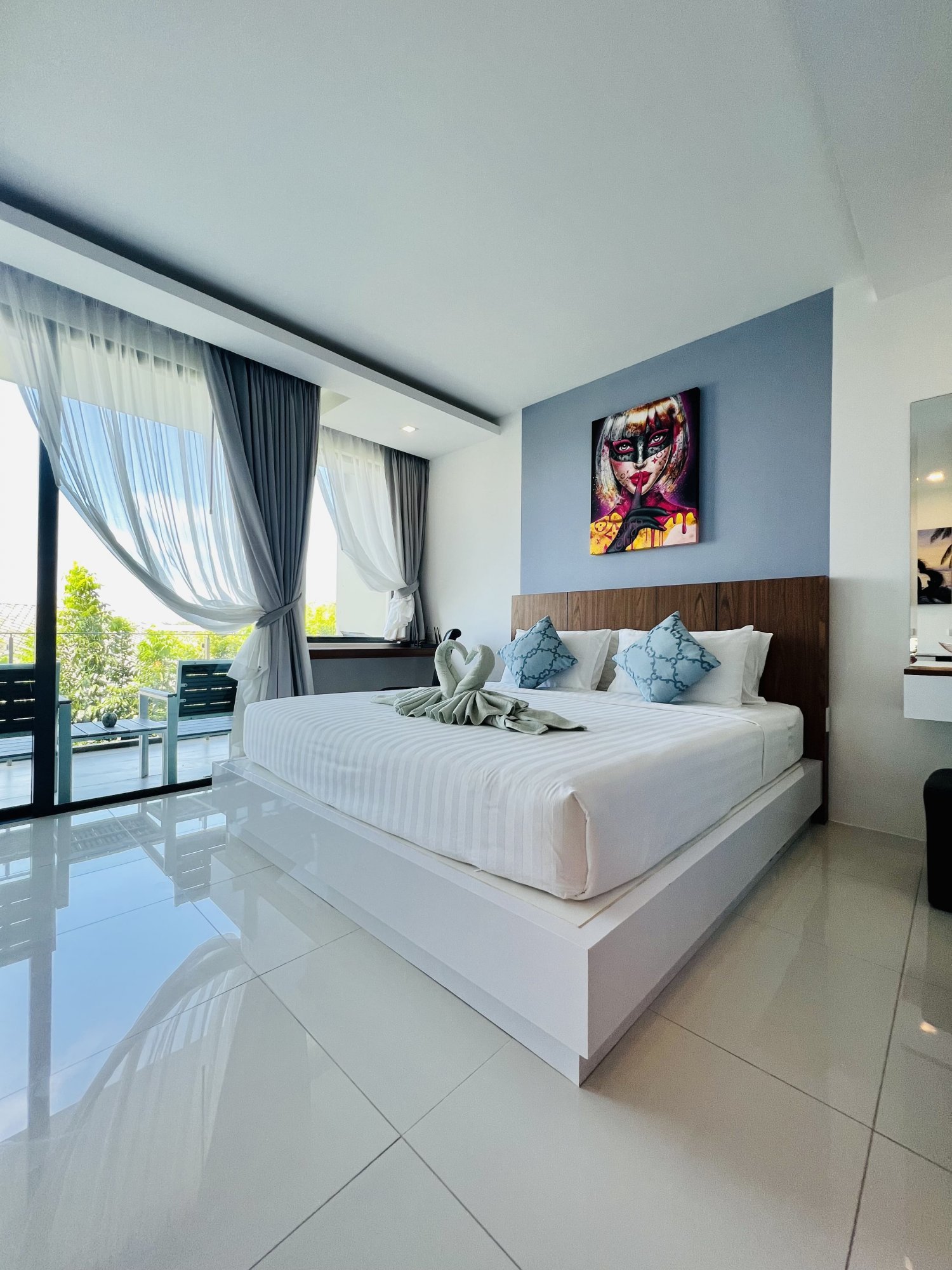 Studio apartment with pool access in Rawai