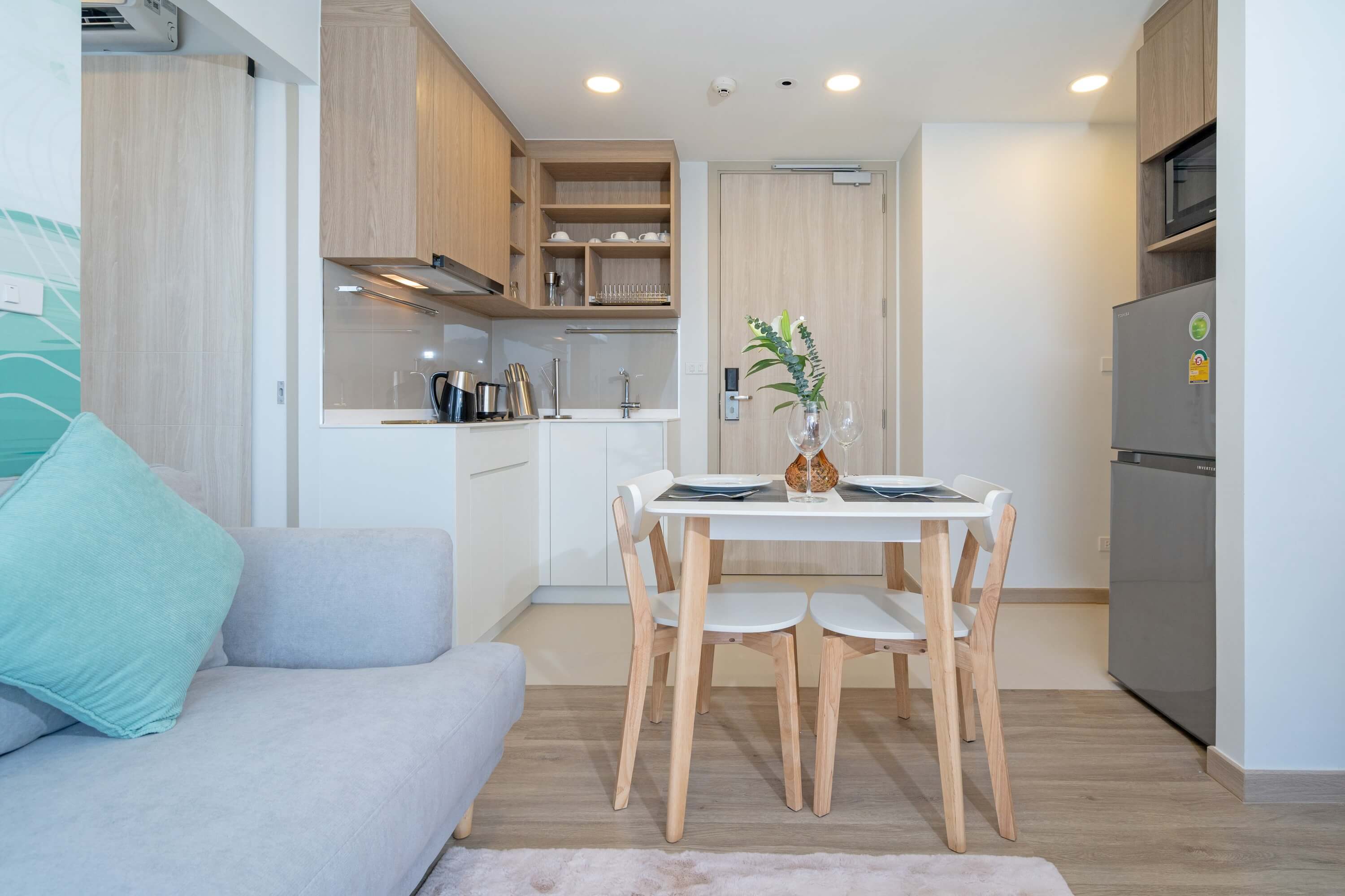 Apartment with good repair near Bang Tao beach, 2 bedrooms