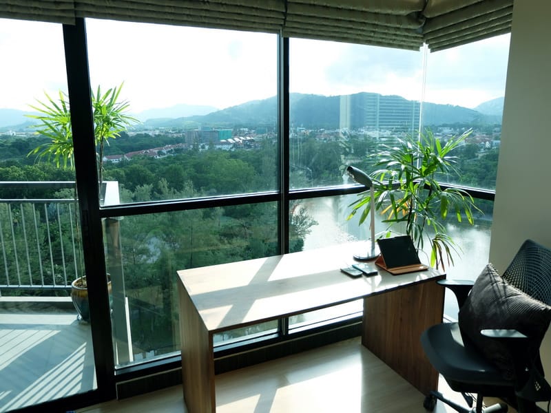 Apartment with a huge pool on the territory, 2 bedrooms, Phuket Town