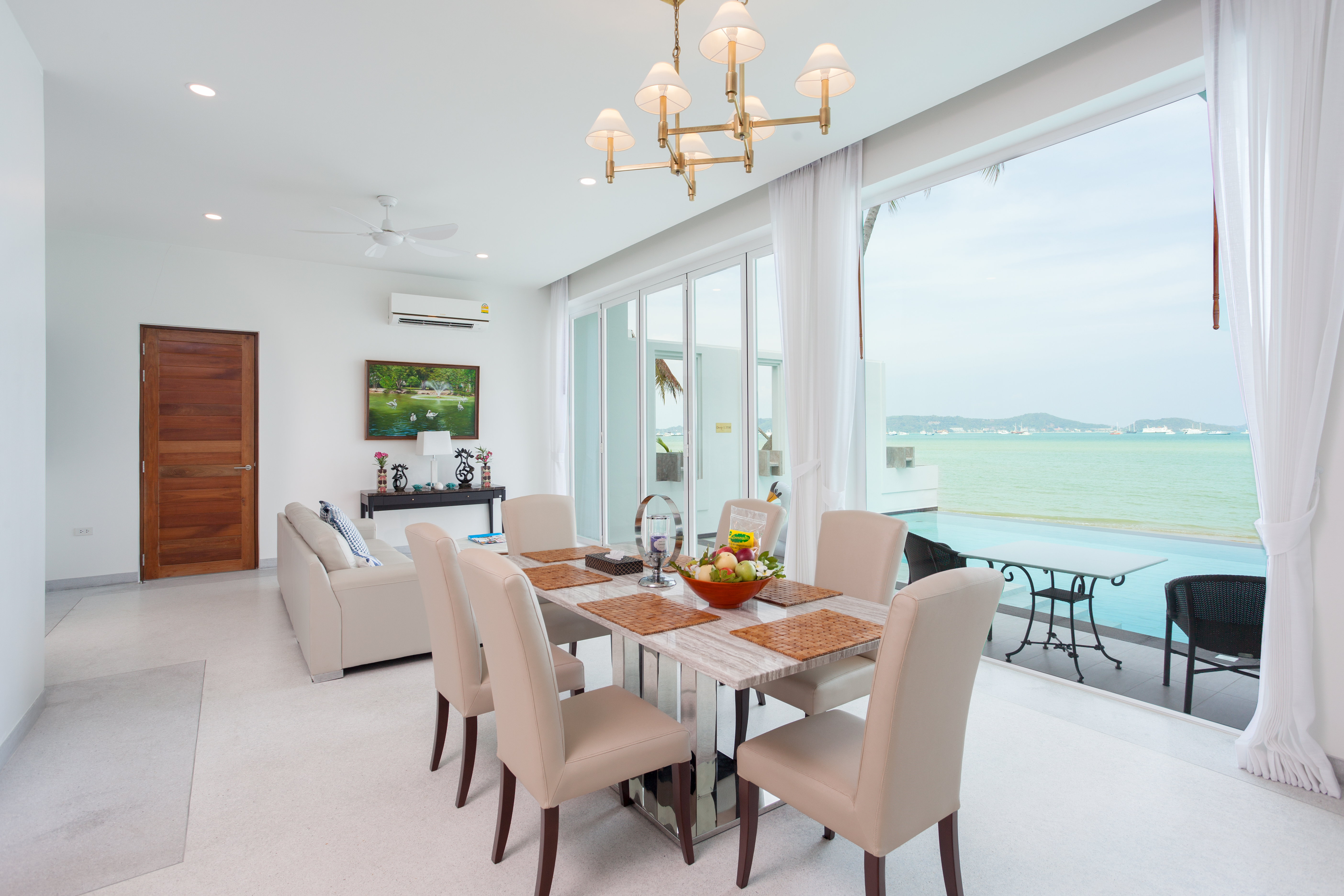 Modern villa with a pool on the coast in Rawai, 3 bedrooms