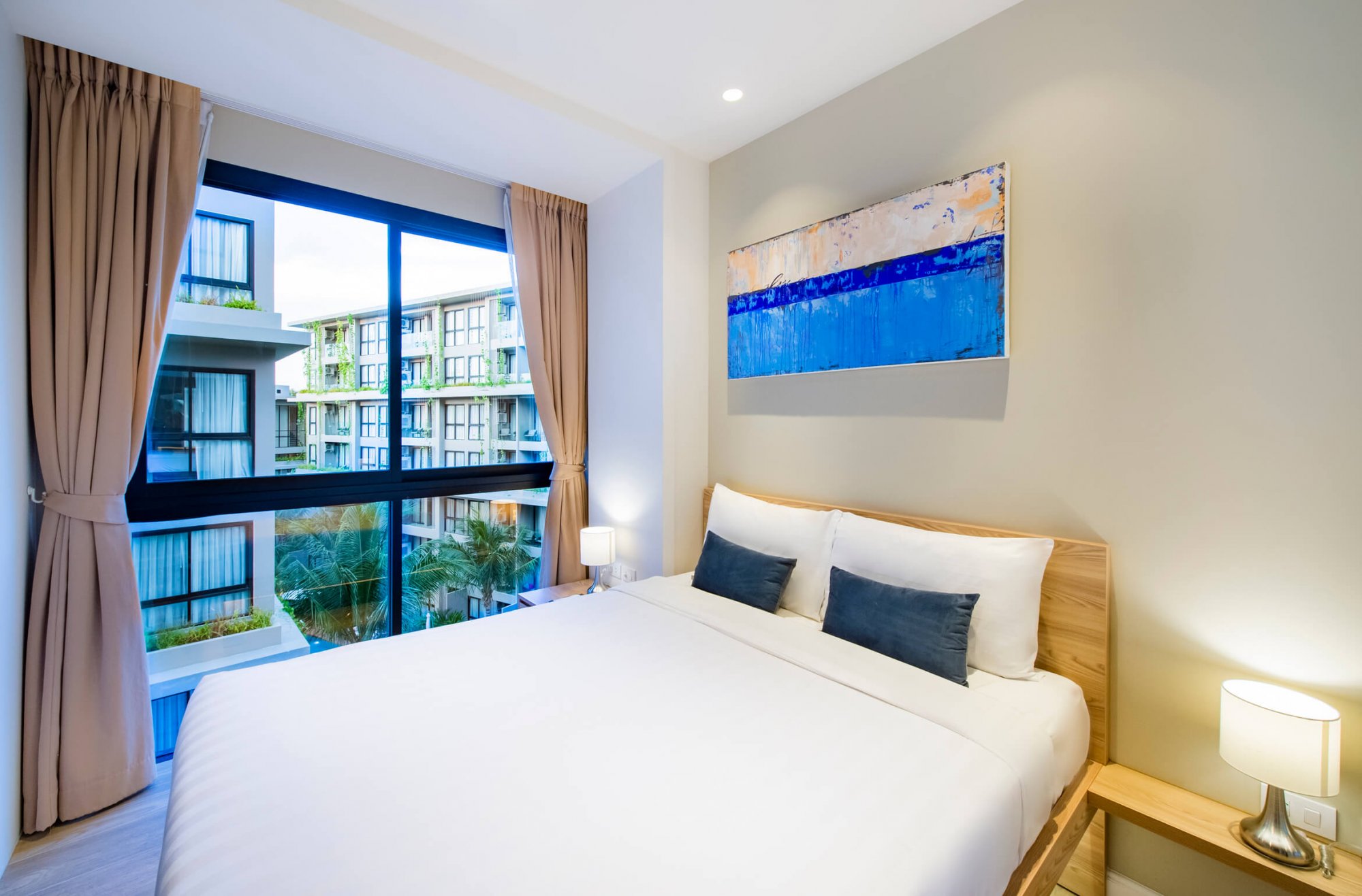 Bright and cozy apartment with panoramic windows, Bangtao