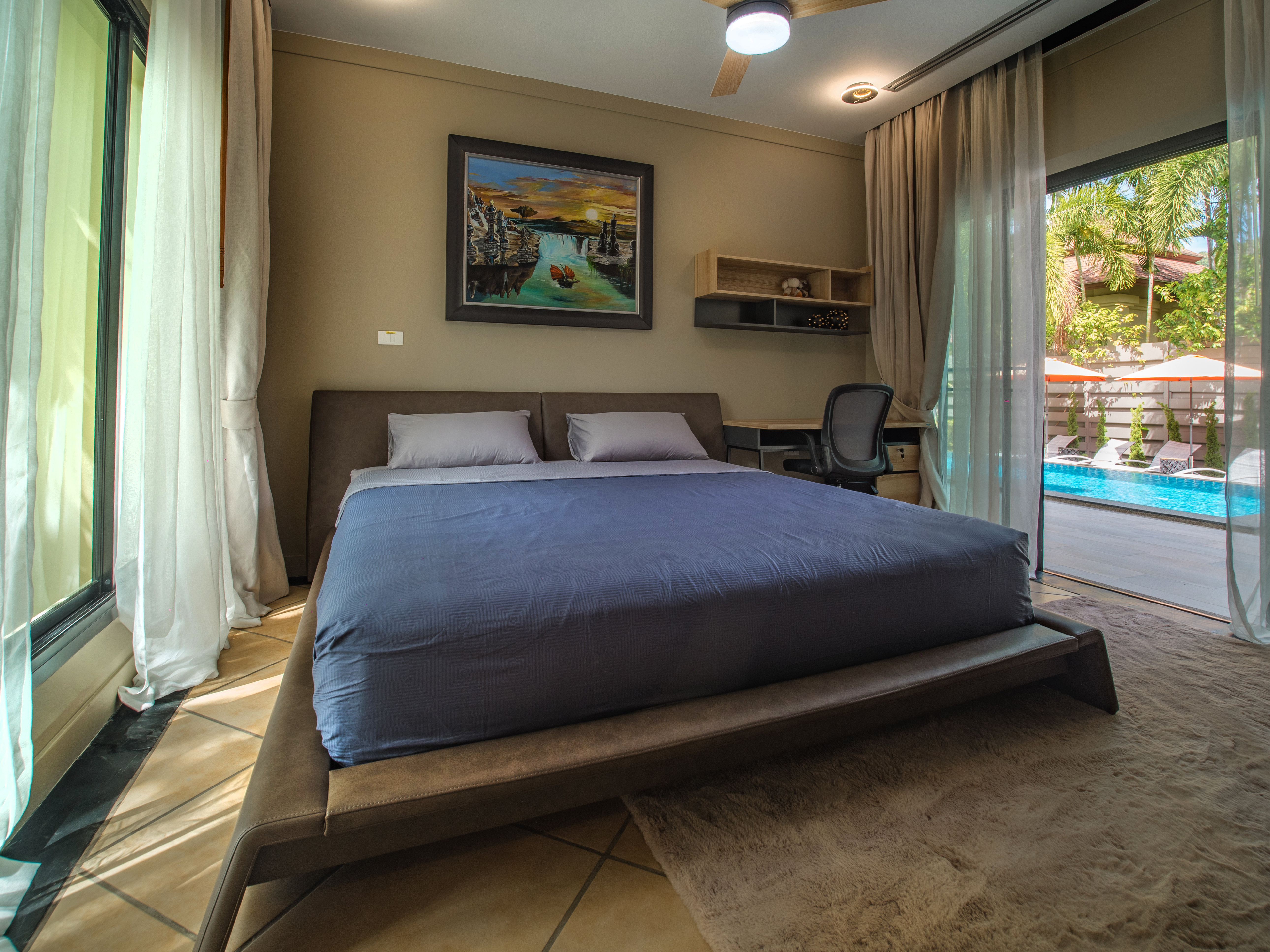 Modern villa with pool, 2 bedrooms, Nai Harn
