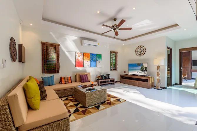 Villa with 2 bedrooms, pool and garden in Rawai
