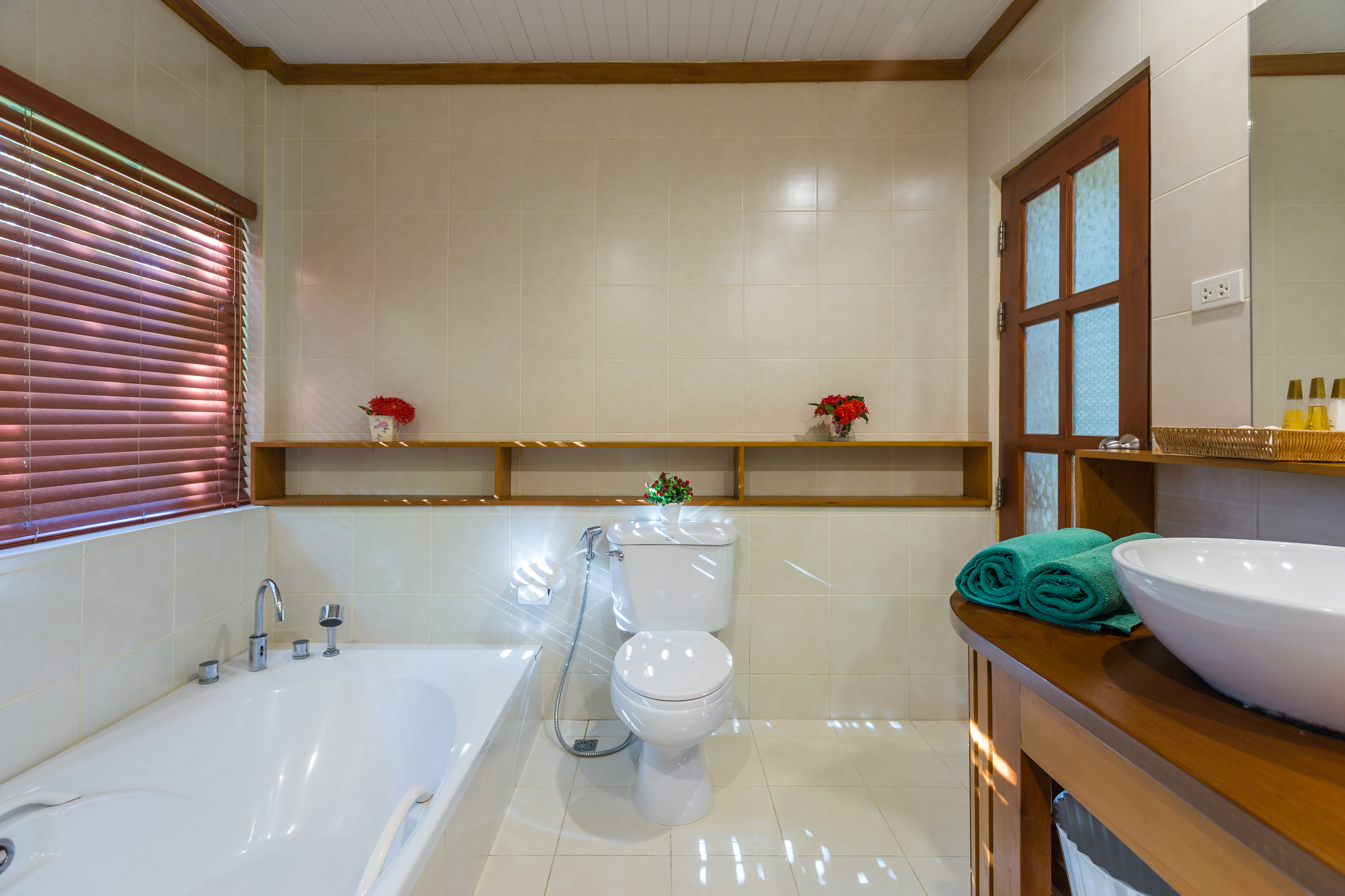 Spacious villa with a veranda and a well-groomed flowering garden in Rawai, 2 bedrooms