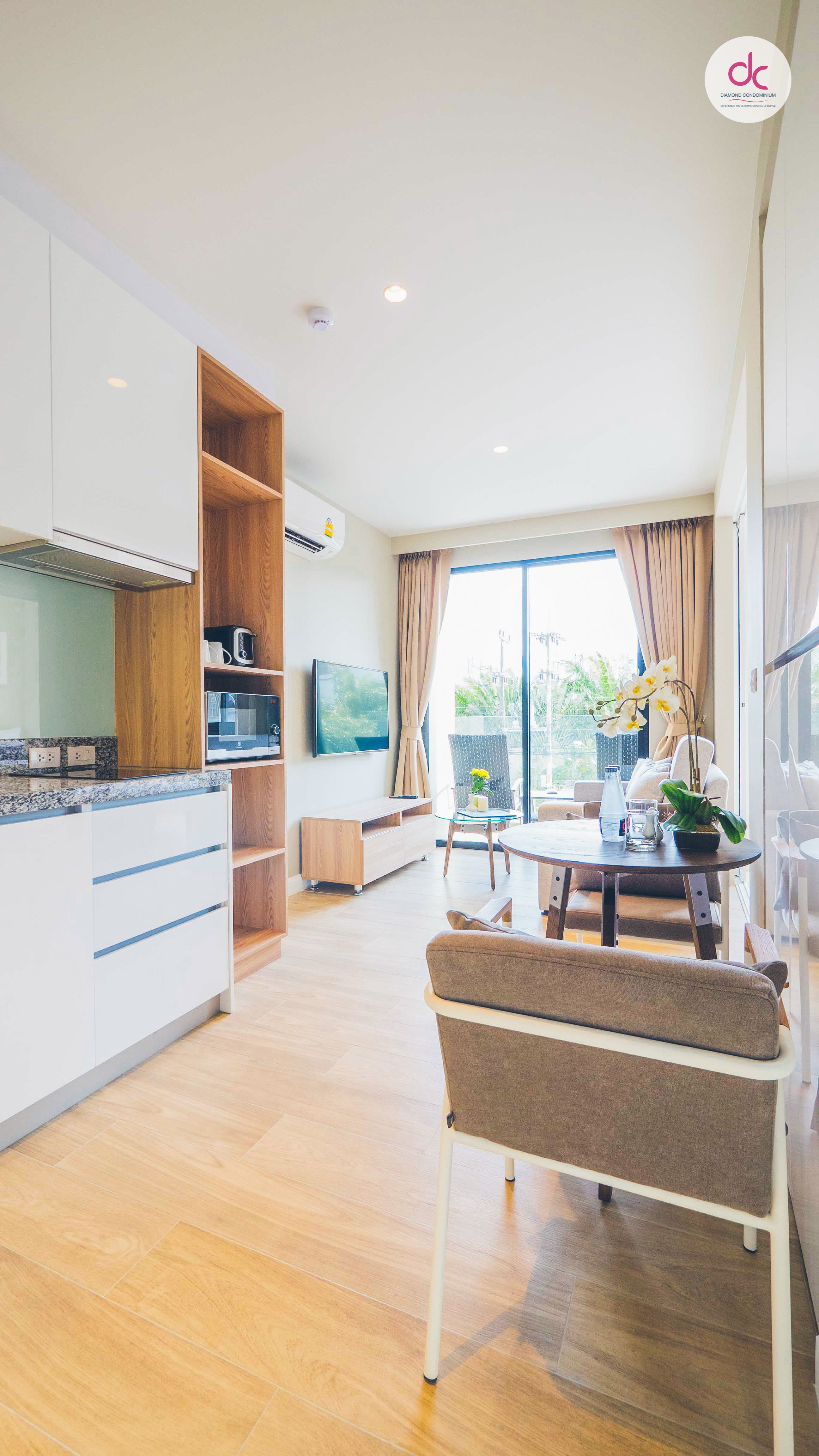 Apartment with a stylish beach interior, 1 bedroom, Bangtao
