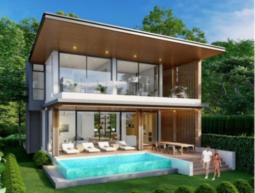 Type A Villas in Chalong (3 bedrooms, private pool)