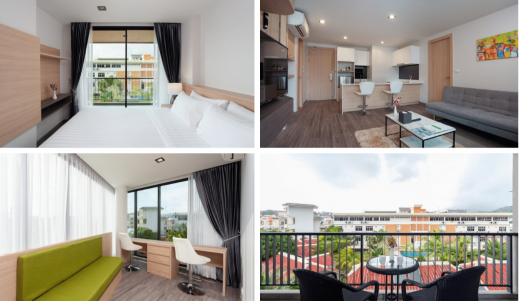 Апартаменты в районе Ката, 1 и 2 спальни