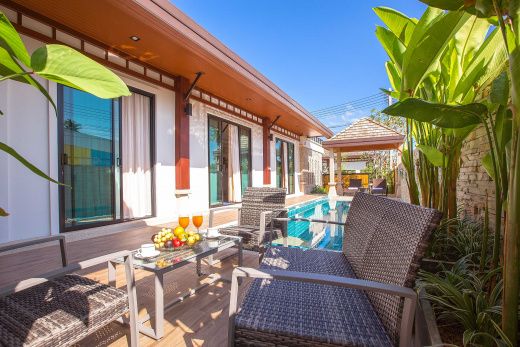 Семейные виллы Pool Villa с отличным расположением, 3 спальни, Раваи