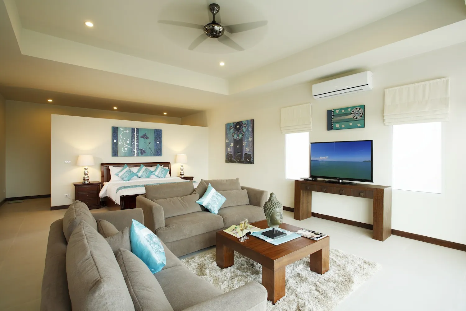 Villa with pool and private terrace, 9 bedrooms, Rawai